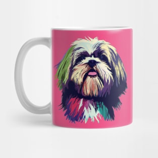 Lhasa Apso Pop Art - Dog Lover Gifts Mug